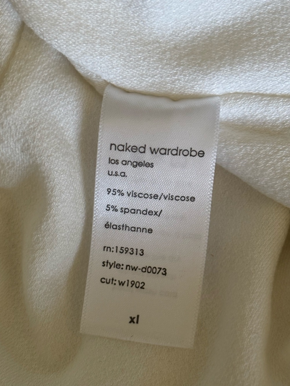 The Naked Wardrobe White Graduation Dress Bodycon Snatched One Shoulder Sz XL - Picture 8 of 9
